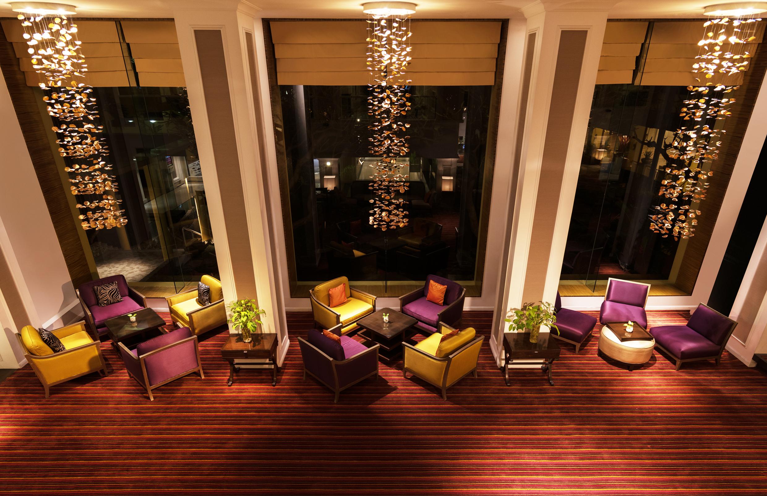 Dusit Thani Pattaya Exterior foto The lobby of the hotel